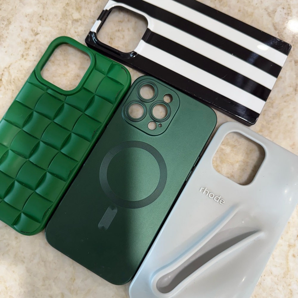 RHODE BRAND, FLAUNT BRAND, & MAG SAFE - IPHONE 14 PRO MAX CASE BUNDLE
